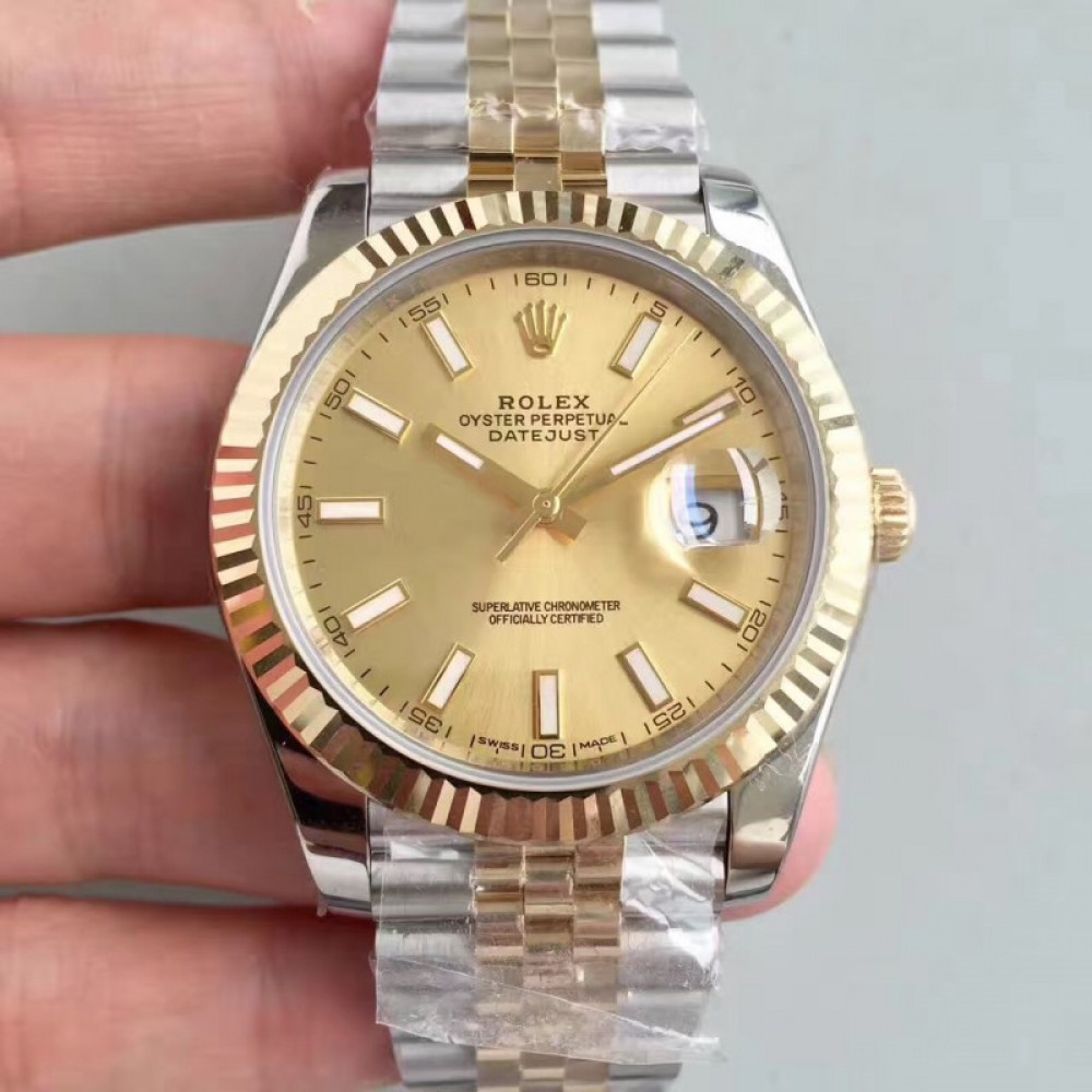 Replica Rolex Datejust II 116333 41MM EW Stainless Steel & Yellow Gold ...